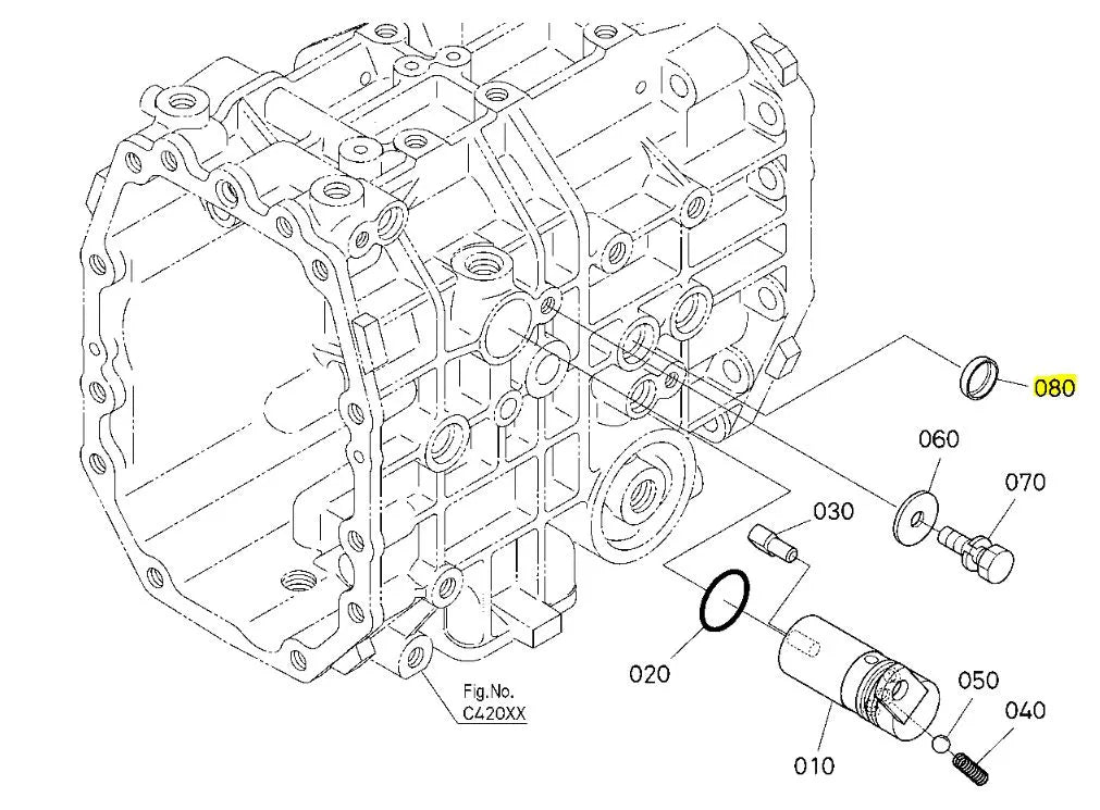 Kubota Sealing Cap 16851-96270 - OEM Protective Cap for RTV-X Thermo Switch Sensor