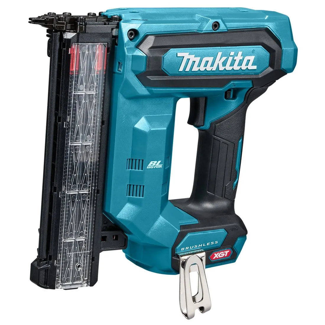 Makita FN001GD201 40mm 40V 2 x 2.5Ah Li-Ion XGT Brushless Second Fix Cordless Nail Gun | High Power & Precision