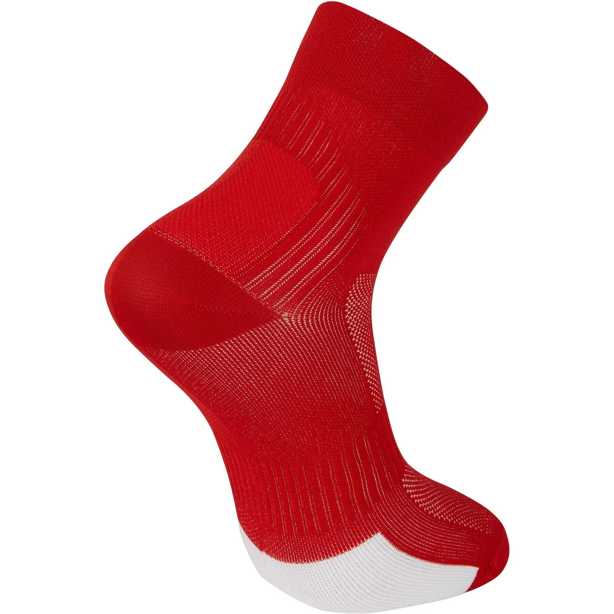 Flux Performance Sock - True Red | Lightweight Road Cycling Sock EU 41.5-45 (UK 7.5-10)