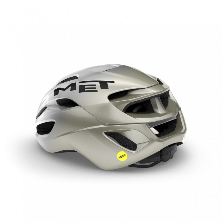 MET Rivale MIPS Road Helmet Silver/Grey - Large 58-61cm