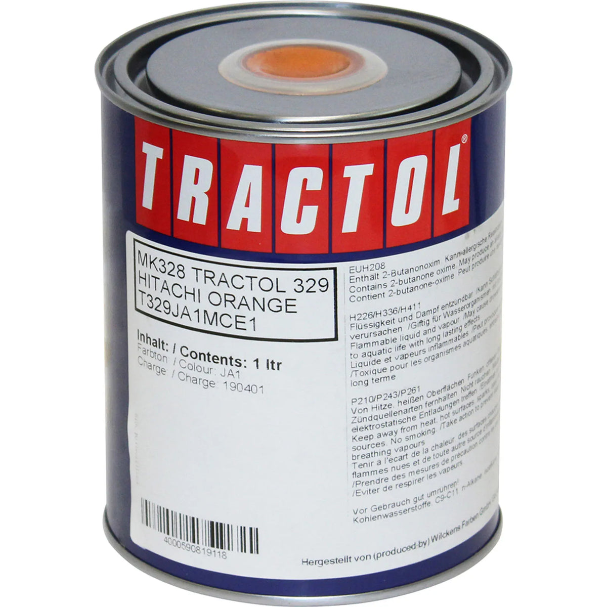 Tractol Paint 1L Hitachi Orange - MK328