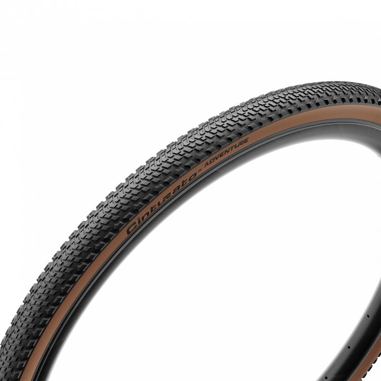 Pirelli Cinturato Adventure Classic Tyre - 700x45c Tan Wall, Tubeless Ready