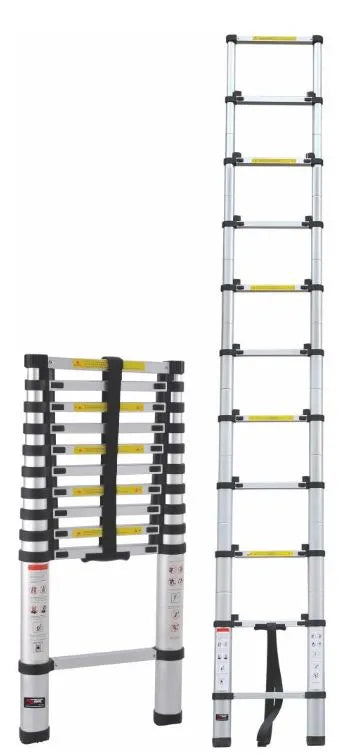 PTLD1126 2.6 m Protool Telescopic Ladder - Compact Aluminum Extension