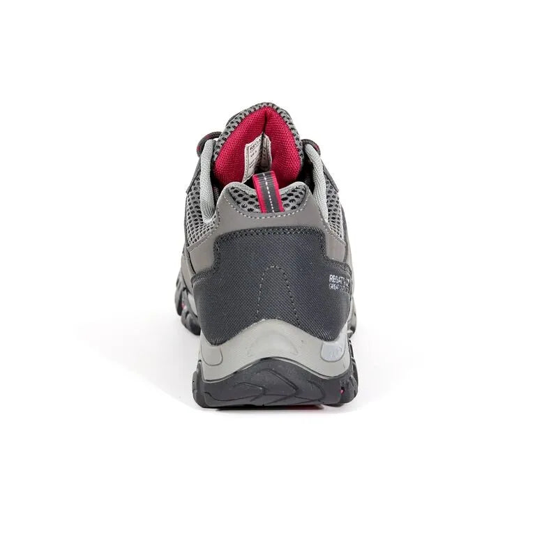 Regatta Women's Holcombe Waterproof Low Walking Shoes Steel Vivacious