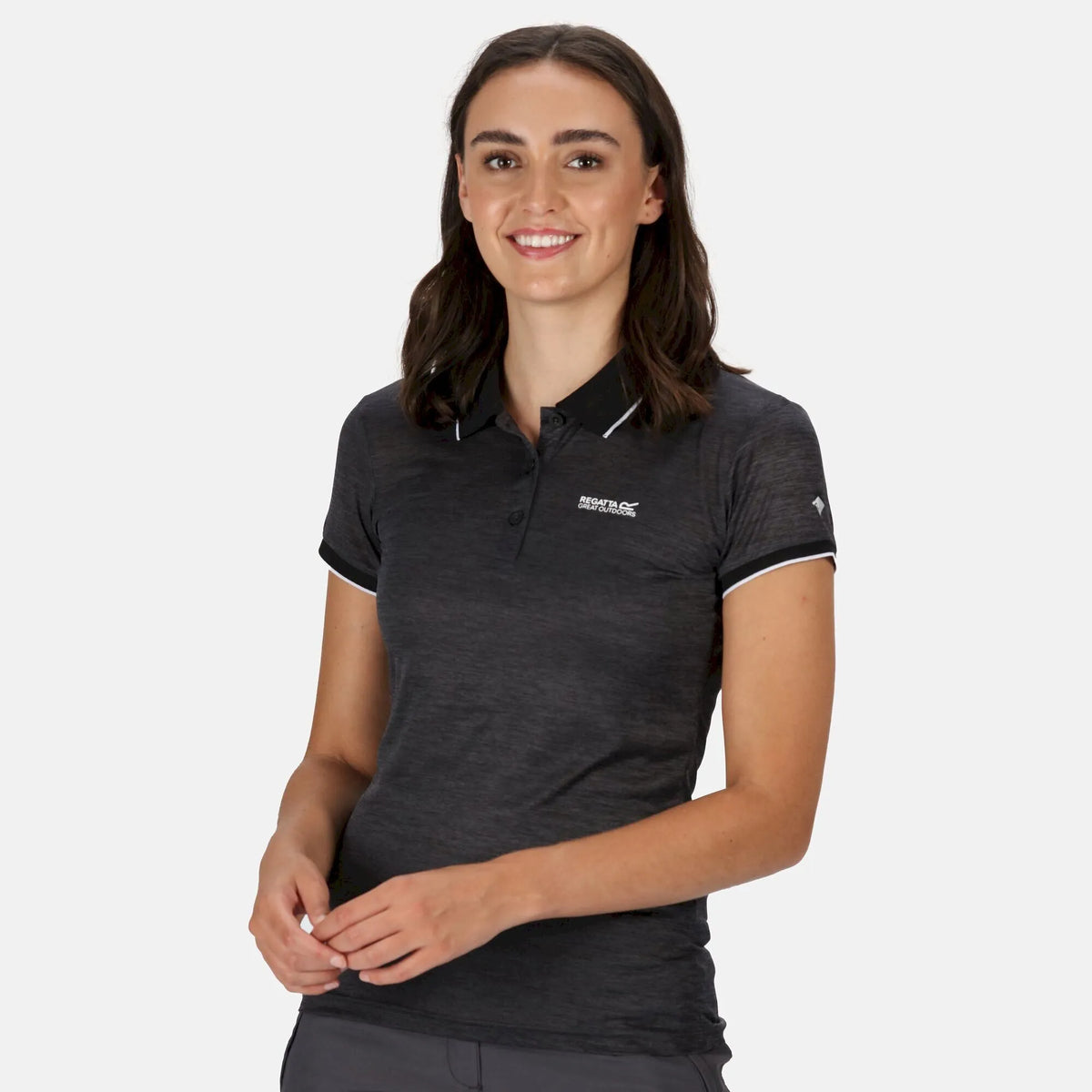 Regatta Women's Remex II Active Polo Shirt Black