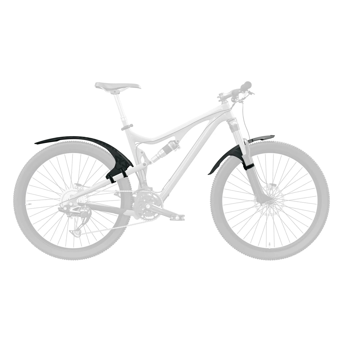 SKS Mudrocker Front Mudguard SKMUDROKF - MTB Fender for 27.5"-29" Wheels with Fork Mount