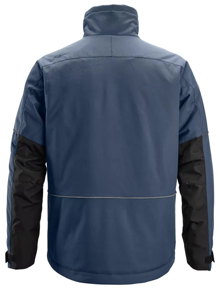 Snickers 1158 AllroundWork Navy/Black Winter Jacket Medium - Insulated & Water-Repellent Workwear