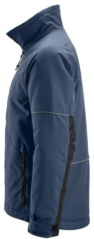 Snickers 1158 AllroundWork Navy/Black Winter Jacket Medium - Insulated & Water-Repellent Workwear