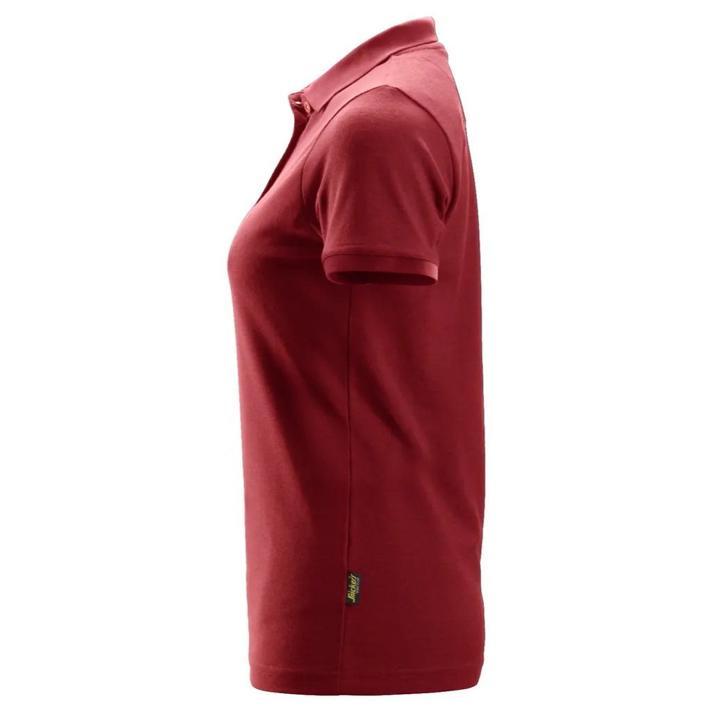 Snickers 2702 Women’s Red Polo Shirt
