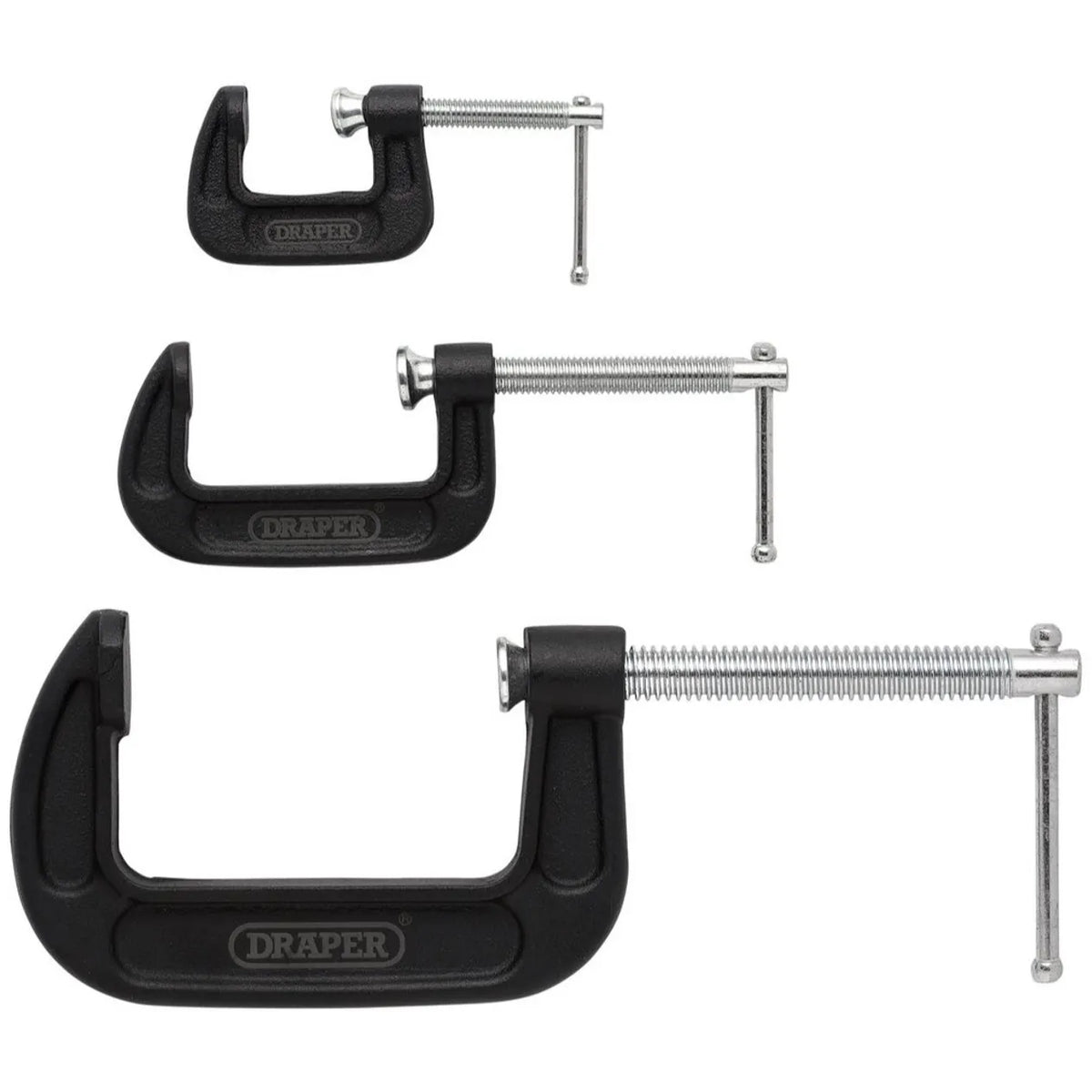 Draper Heavy Duty G-Clamp Set (3 Piece)