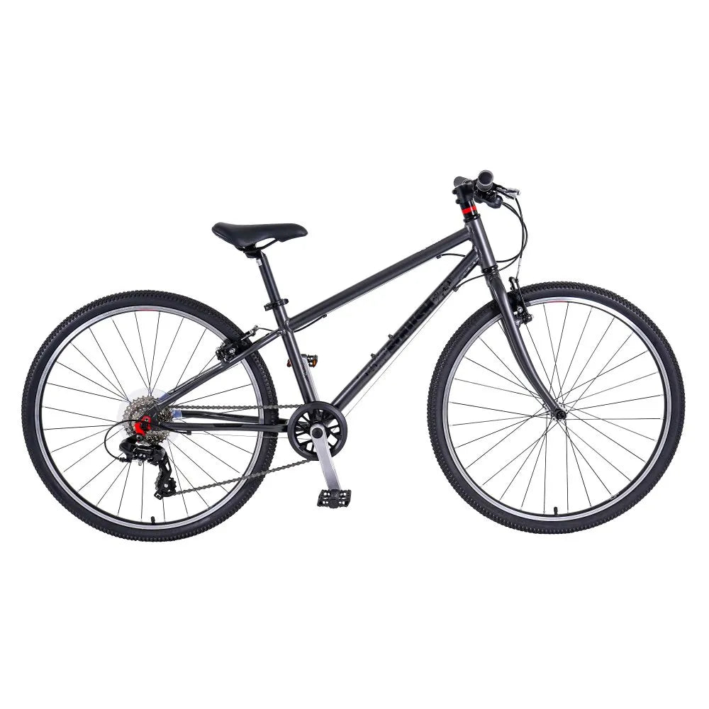 Squish 26" Wheels Bike Dark Grey - Lightweight 13" Frame, Shimano 8-Speed