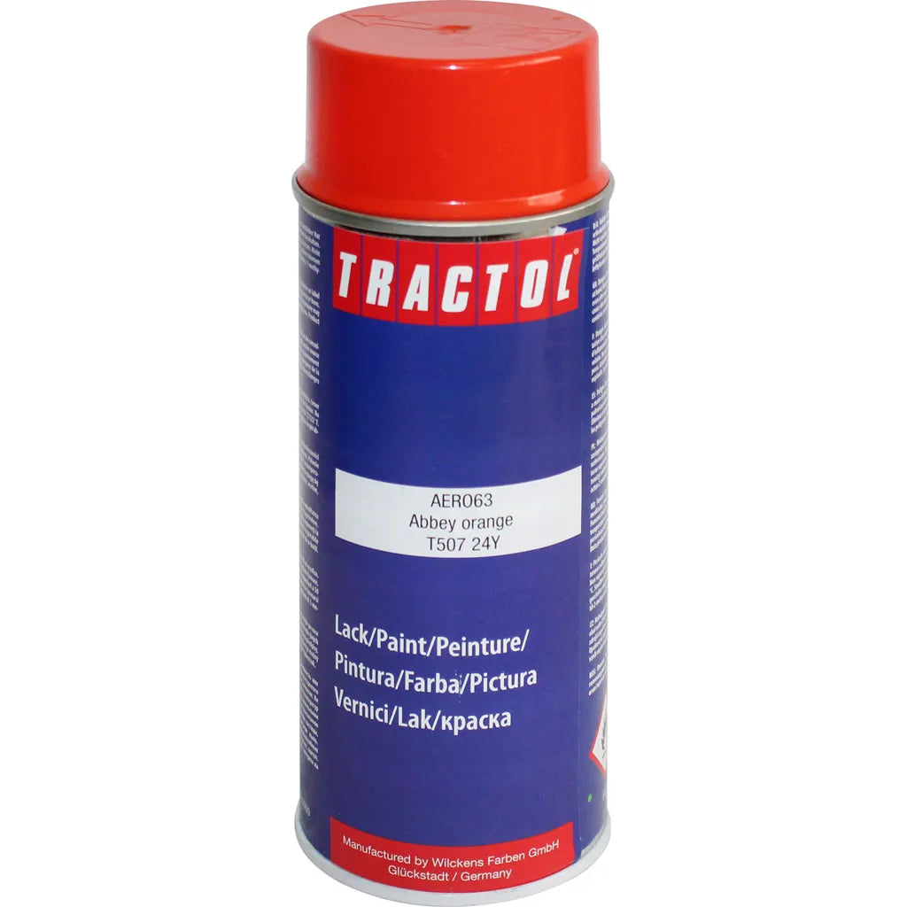 Tractol Paint 400Ml Spray Can Abbey Orange