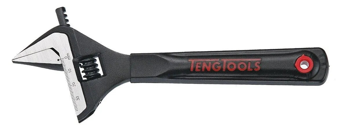 Teng Tools 6" Wide Jaw Opening Adjustable Wrench