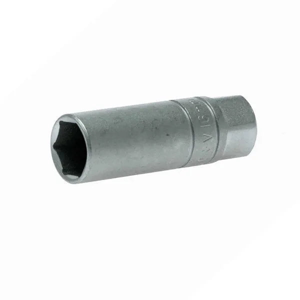 Teng Tools M120040-C 16mm 1/2″ Drive Spark Plug Socket | CrV with Rubber Insert