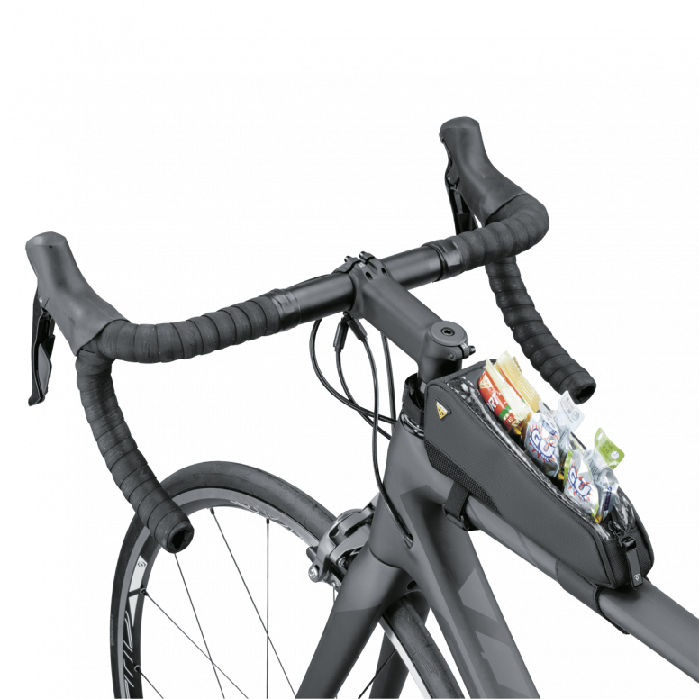 Topeak Fastfuel TriBag TC2301B - Top Tube Bag with Clear Cover & Dividers