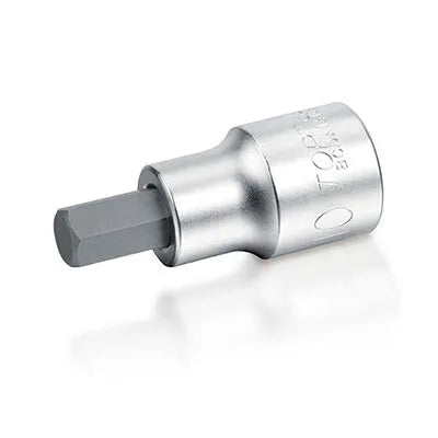 Toptul 1/4"Dr Hex Bit Socket Satin | Precision, Durable Hex Bit Socket for Professional Use