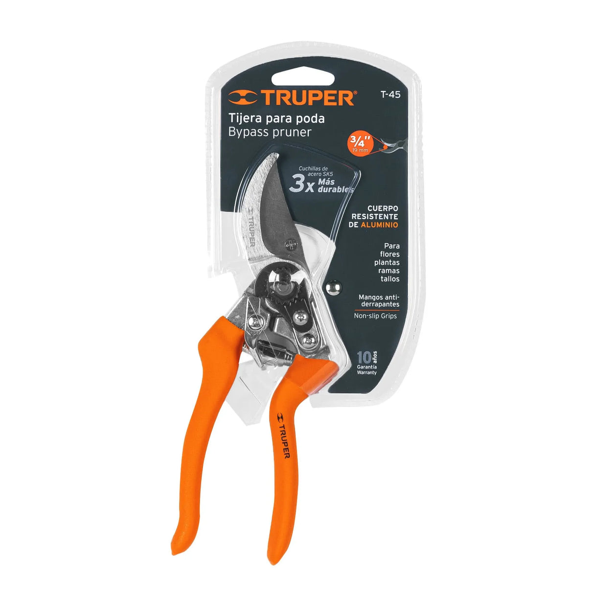 Truper Aluminum Bypass Pruner 8"
