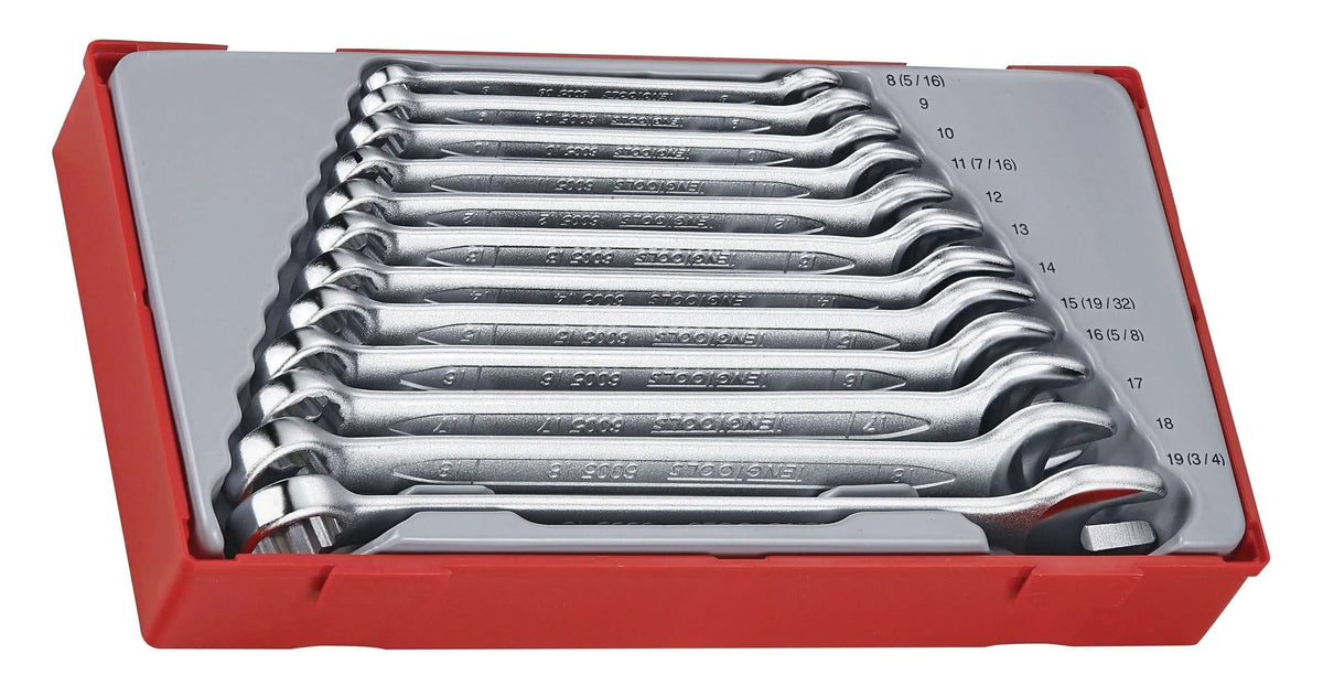 Teng Tools Metric Combination Spanner Set 12 Piece