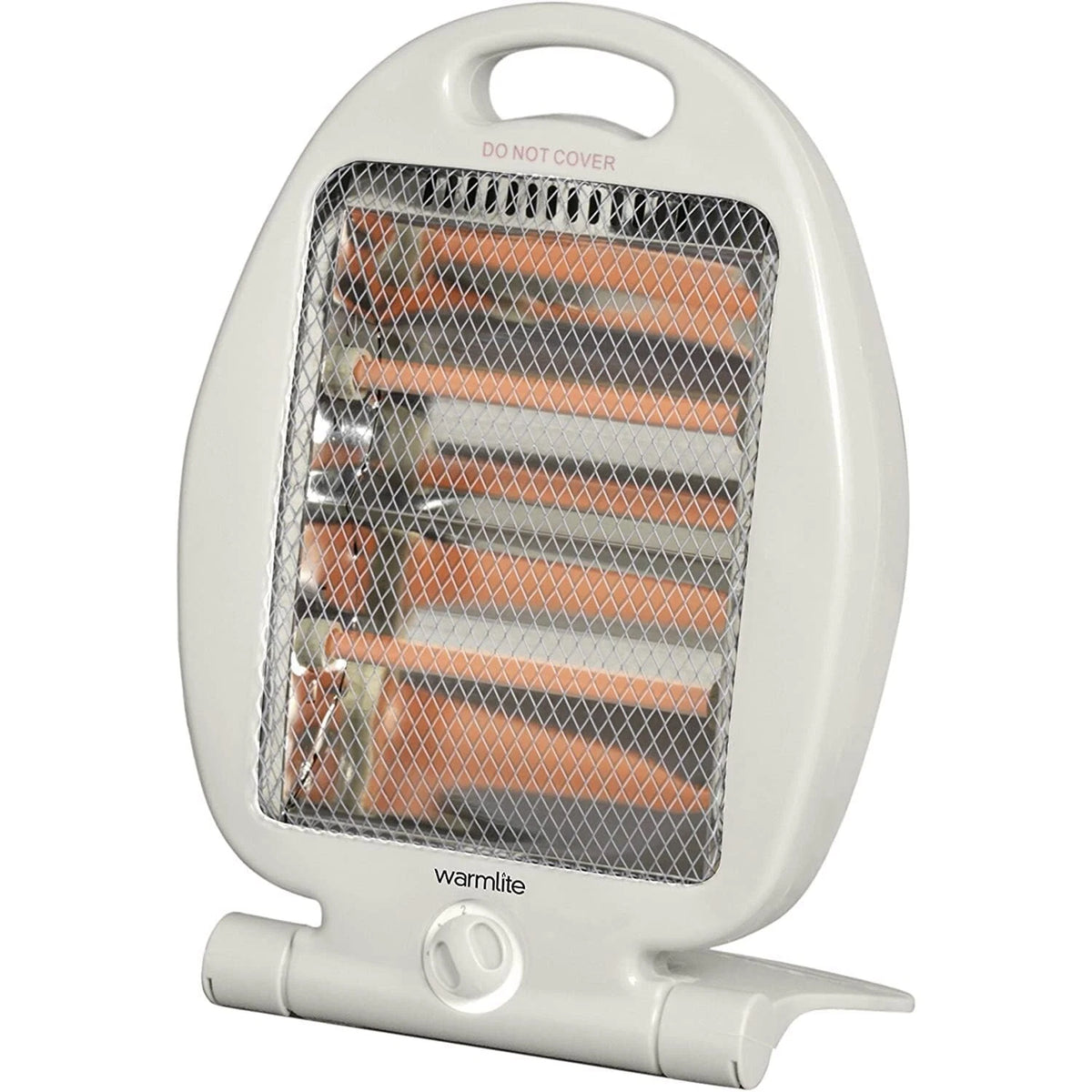 Warmlite 800W Folding Quartz Heater WL42006 - Compact Radiant Heater with 400/800W‑Settings & Foldable Base