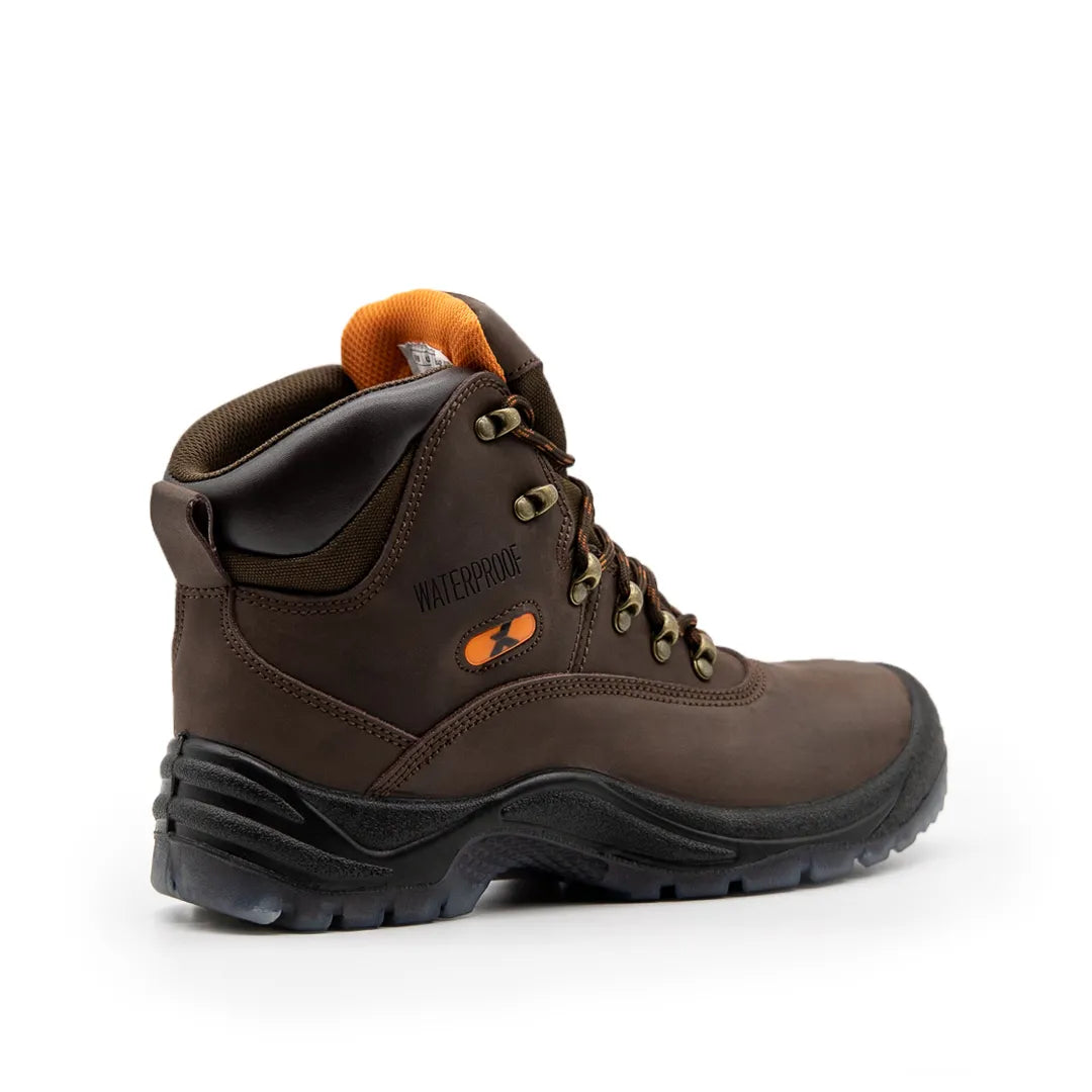 Xpert Typhoon Waterproof S3 Safety Boots Brown