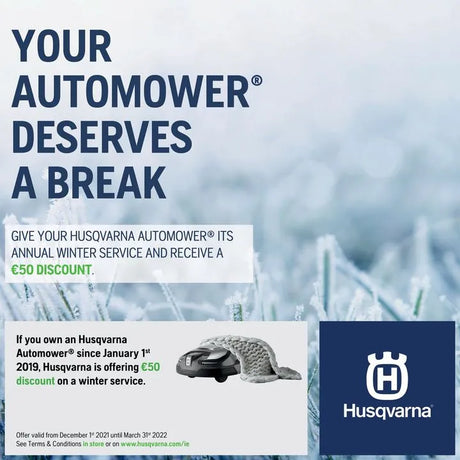 €50 off an automower™ service