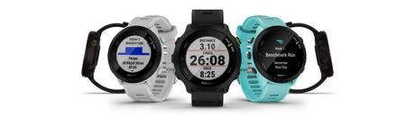 Garmin Forerunner 55 GPS Smartwatch Grey | Lightweight, Long Battery Life, Advanced Training Features