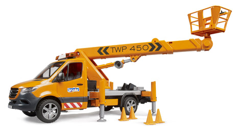Bruder MB Sprinter with work platform and Light + Sound Module