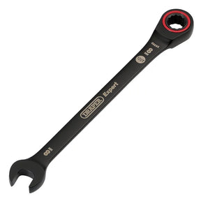 Draper Expert Hi-Torq Metric Ratchet Combination Spanner, 8mm, Black