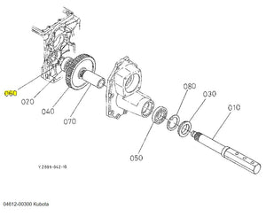 04612-00300 Kubota CIR-CLIP, External - OEM Rear Axle, PTO Clutch & Hydraulic Applications