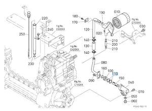 04816-00260 Kubota O Ring - Hydraulic Pump & Valve Seal for Tractors, Mowers & Excavators