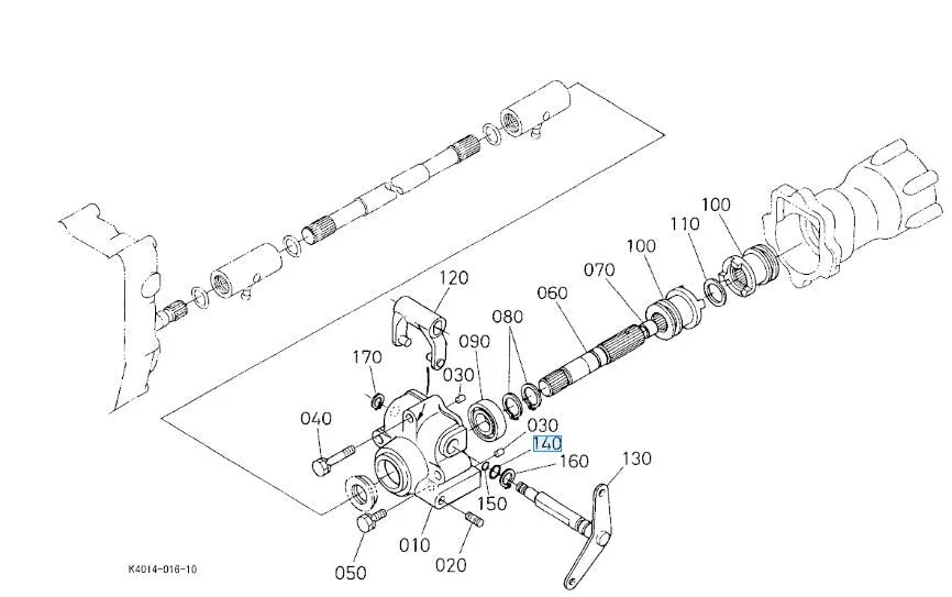 04816-06100 O Ring - Gear Case, Hydraulic & PTO Seal