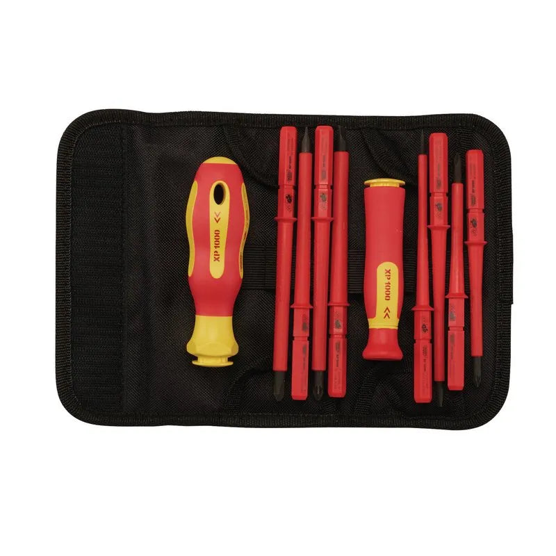 Draper XP1000 VDE Interchangeable Blade Screwdriver Set ( 10 Piece)