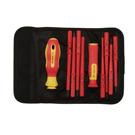 Draper XP1000 VDE Interchangeable Blade Screwdriver Set ( 10 Piece)