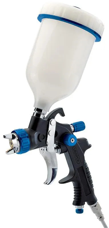 Draper HVLP Air Spray Gun with Composite Body and 600ml Gravity Fed Hopper