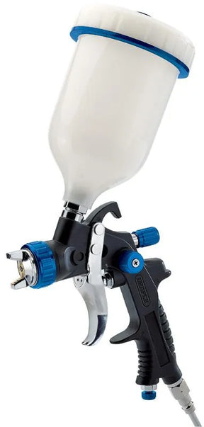 Draper HVLP Air Spray Gun with Composite Body and 600ml Gravity Fed Hopper
