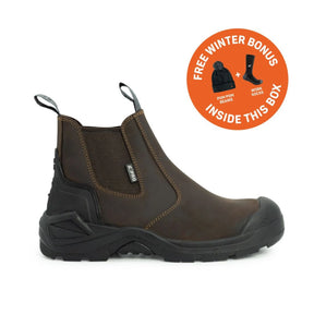 Xpert Hutton Safety Dealer Boot S3L Brown XPP2050 - Lightweight Composite Toe