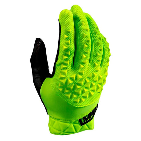 100% Geomatic Long Gloves Fluor Yellow