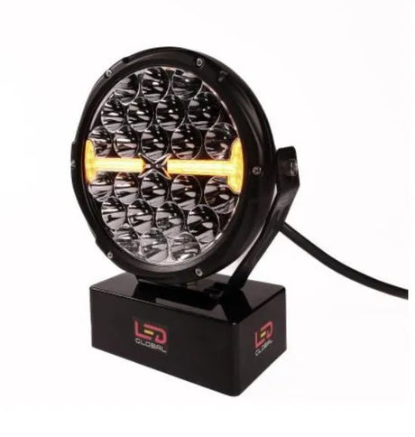 100W LED Driving Light with White Park Light & Amber Strobe - LG827