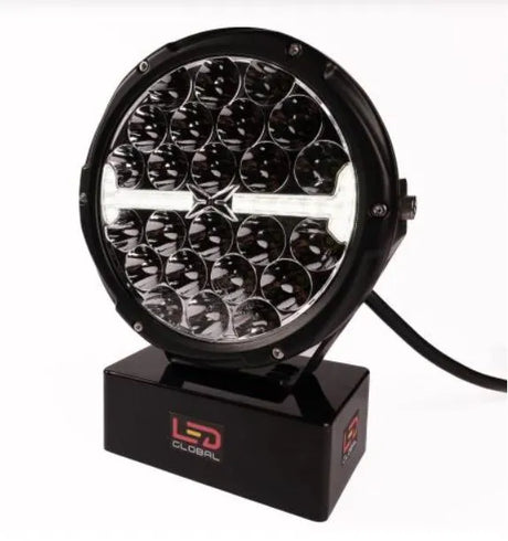 100W LED Driving Light with White Park Light & Amber Strobe - LG827