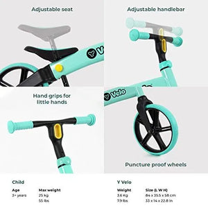 Yvolution Senior Balance Bike Refresh Green