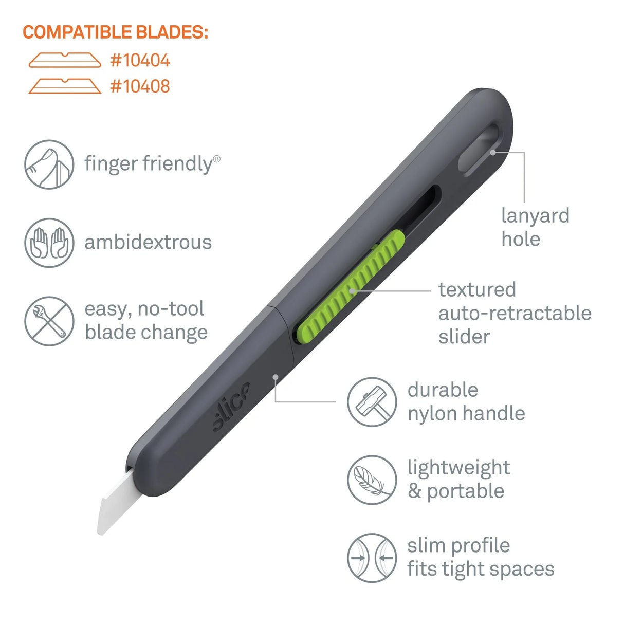 Slice Auto-Retractable Slim Cutter