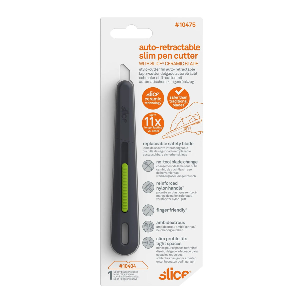 Slice Auto-Retractable Slim Cutter