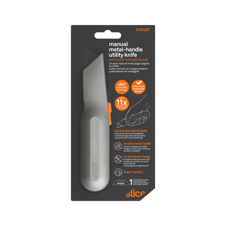 Slice Manual Metal-Handle Utility Knife