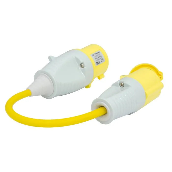 Jefferson 110v 32A Plug to 16A Socket Fly Lead - Durable Power Adapter