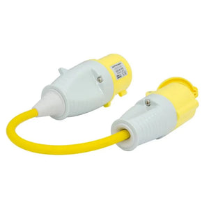 Jefferson 110v 32A Plug to 16A Socket Fly Lead - Durable Power Adapter
