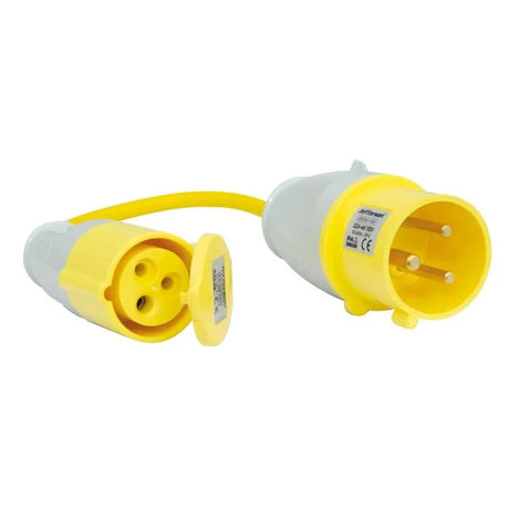 Jefferson 110v 32A Plug to 16A Socket Fly Lead - Durable Power Adapter