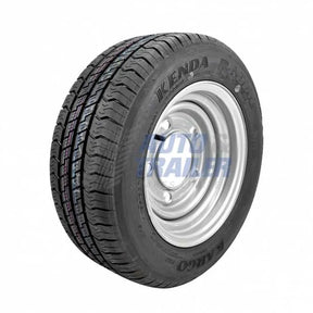 12" 185/60R12 Trailer Wheel Assembly - 6Jx12 Rim, 5×165.1 PCD, 950 kg Load