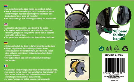Benson Hose Reel Set 2-in-1 Hose 15m