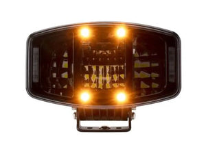 120W LED Driving Light with Dual Colour Position & Amber Warning Strobe - LG933