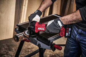 Skil 20V Brushless Angle Grinder Kit - 115mm, Cordless with SoftStart & 4.0Ah Battery